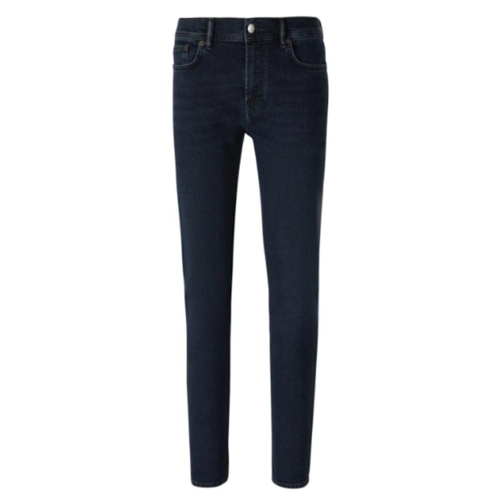 Acne Flex Basement Jeans Dark Indigo Blue Mid Rise Denim Skinny size 28 Tall - Picture 2 of 14